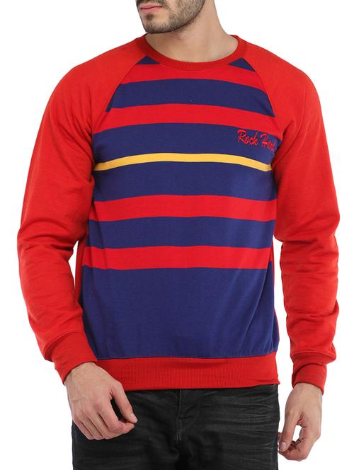 red cotton sweatshirt - 14515597 - Very Small Image - 1