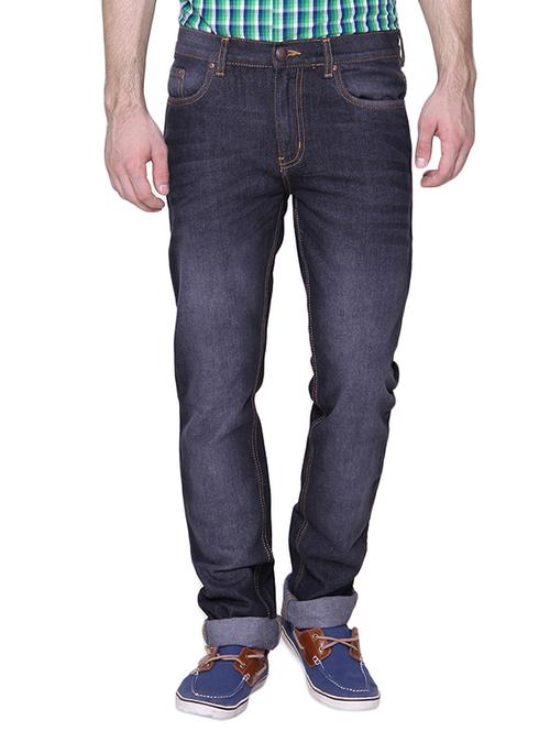 blue cotton washed jeans - 14515738 - Very Small Image - 1