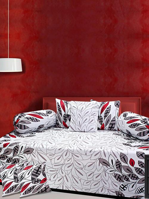 Cotton Printed 6 Pieces Diwan Set - 14515879 - Standard Image - 1