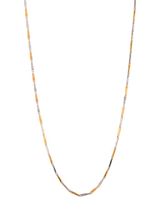 gold metal chain necklace - 14515921 - Standard Image - 1
