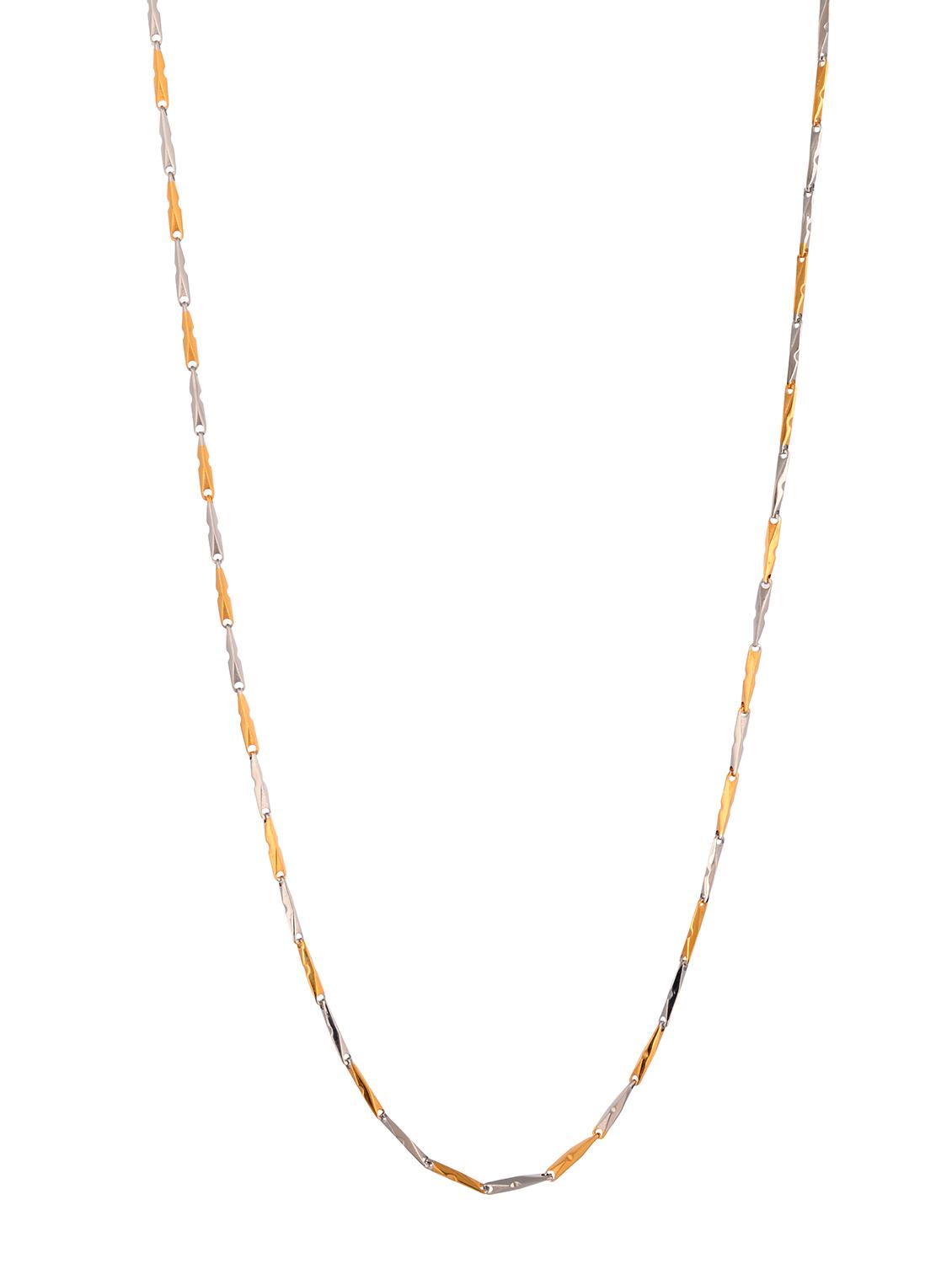 gold metal chain necklace - 14515921 - Zoom Image - 1