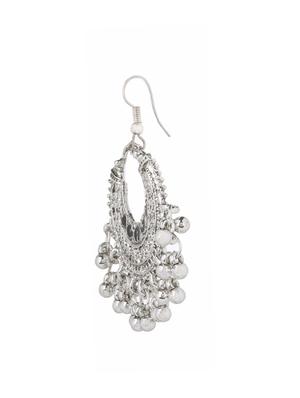 black metal chandelier earrings - 14516382 - Standard Image - 2