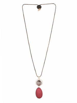black metal long necklace - 14516428 - Standard Image - 2