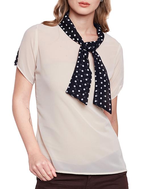 beige solid top - 14516463 - Standard Image - 1