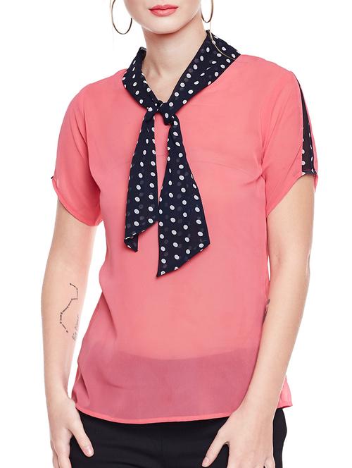 pink solid top - 14516464 - Standard Image - 1