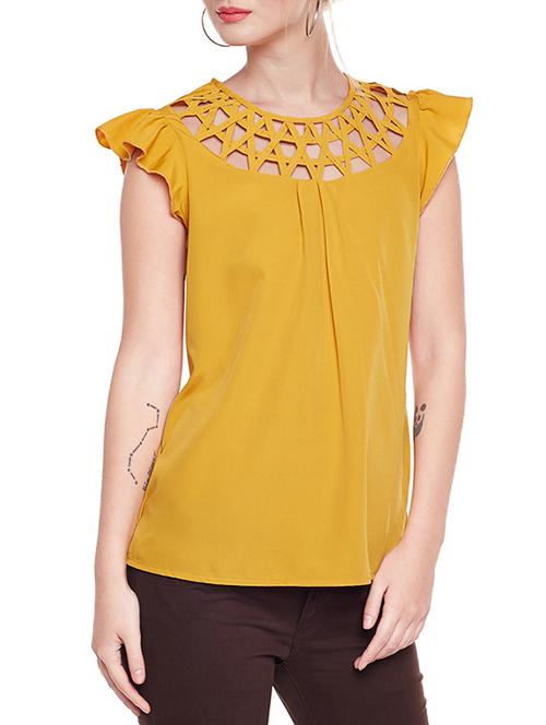 yellow solid top - 14516611 - Standard Image - 1