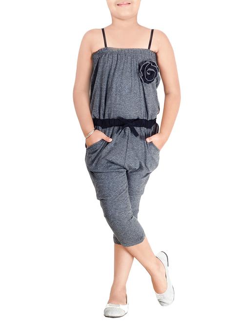 grey cotton jumpsuit - 14518287 - Standard Image - 1