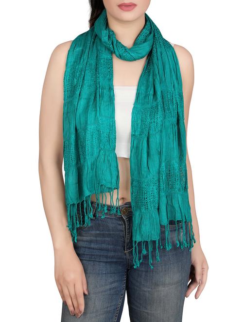 green viscose scarf - 14518332 - Very Small Image - 1