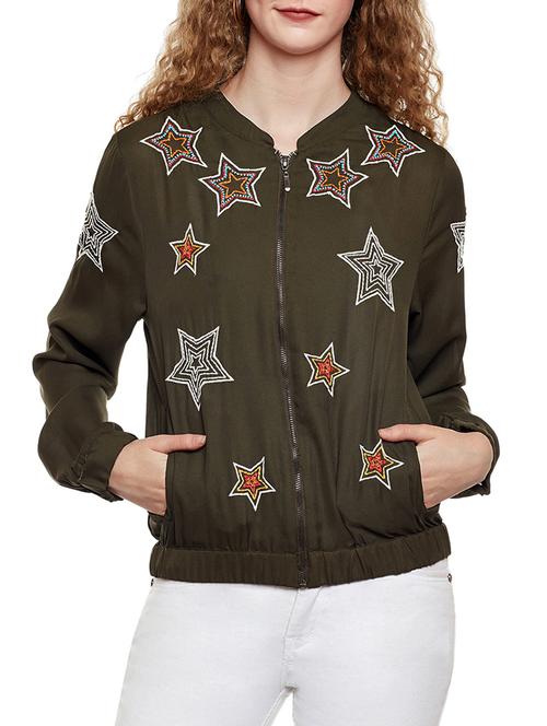 green varsity jacket - 14518652 - Very Small Image - 1