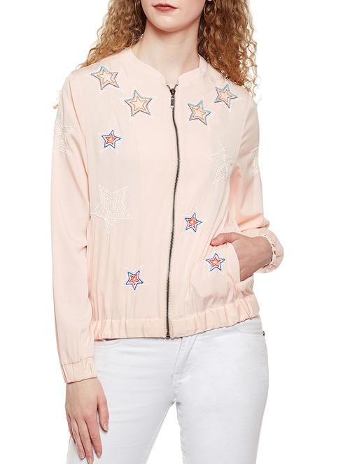 pink varsity jacket - 14518653 - Very Small Image - 1