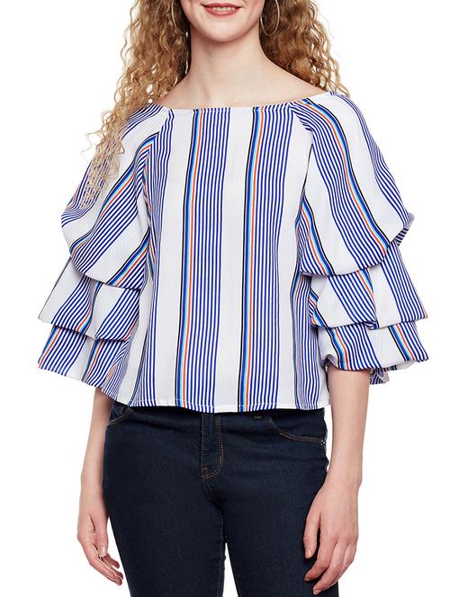 blue striped top - 14518691 - Very Small Image - 1