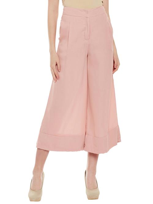 solid pink culottes - 14518714 - Very Small Image - 1