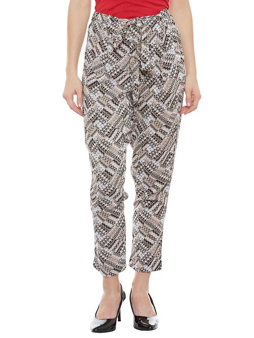 multi colored cotton trouser - 14518717 - Standard Image - 1