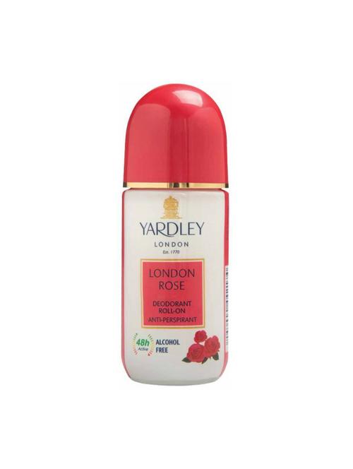 Yardley London 1 London Rose Deodorant Roll-on - For Men & Women(Pack of 1) - 14519017 - Very Small Image - 1