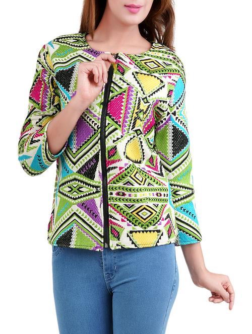 multi cotton soft shell jacket - 14519250 - Very Small Image - 1