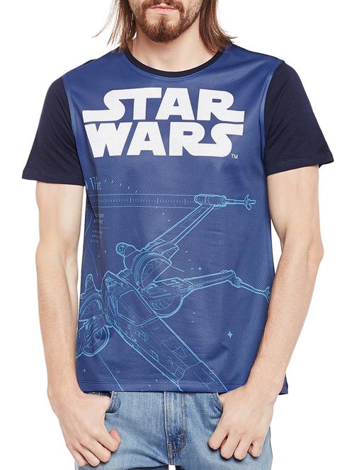 blue cotton character t-shirt - 14519261 - Standard Image - 1