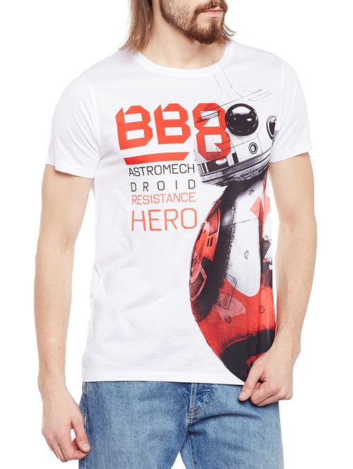 white polyester character t-shirt - 14519266 - Standard Image - 1
