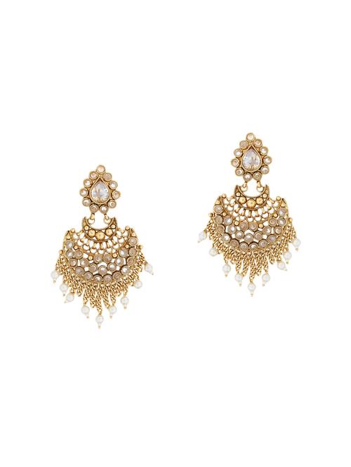 golden drop earrings - 14519922 - Very Small Image - 1