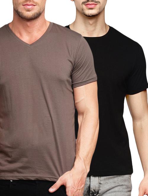 (set of 2) multicolored cotton combos t-shirt - 14520433 - Standard Image - 1