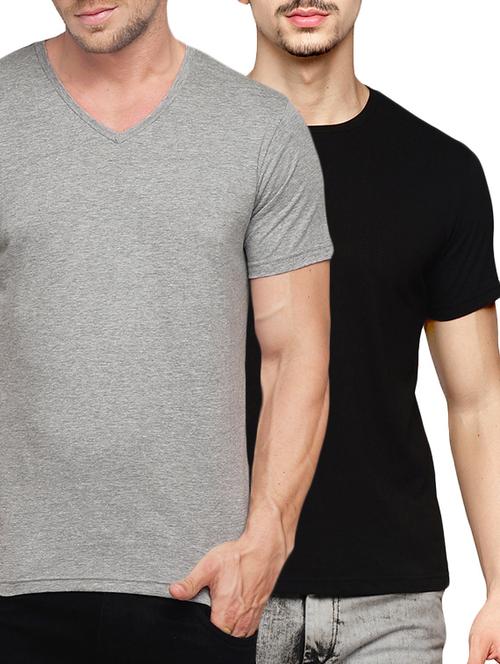 (set of 2) multicolored cotton combos t-shirt - 14520434 - Standard Image - 1
