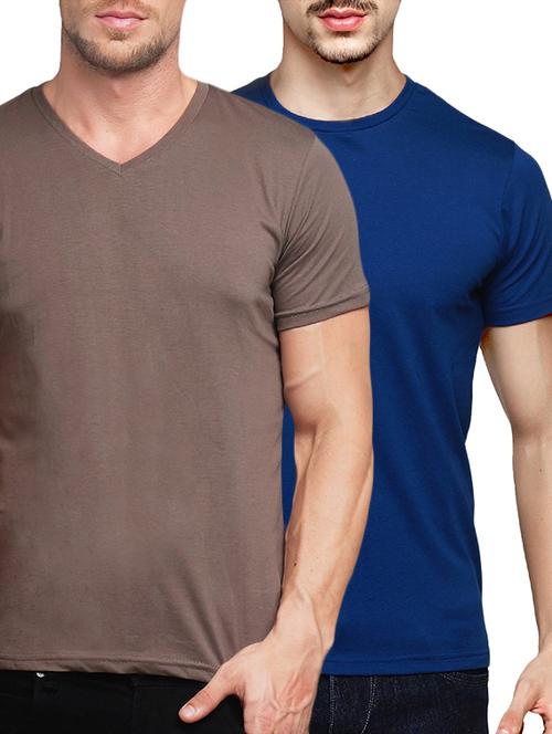 (set of 2) multicolored cotton combos t-shirt - 14520435 - Very Small Image - 1