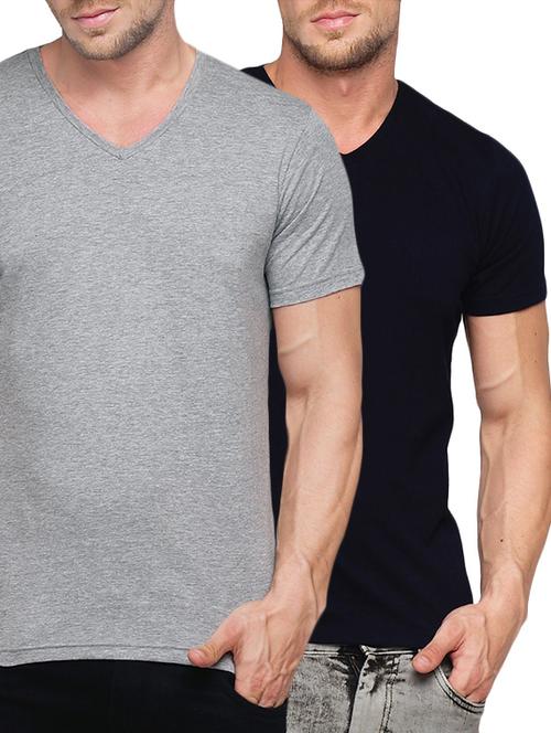 (set of 2) multicolored cotton combos t-shirt - 14520446 - Very Small Image - 1