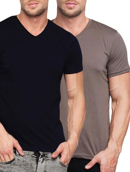 (set of 2) multicolored cotton combos t-shirt - 14520448 - Very Small Image - 1