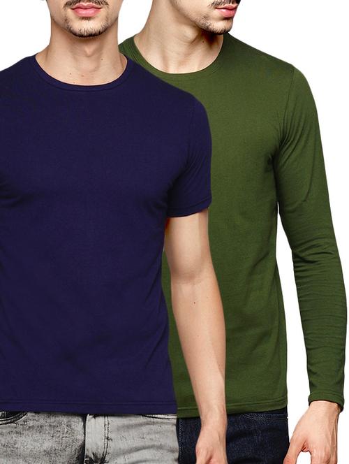 (set of 2) multicolored cotton combos t-shirt - 14520456 - Standard Image - 1