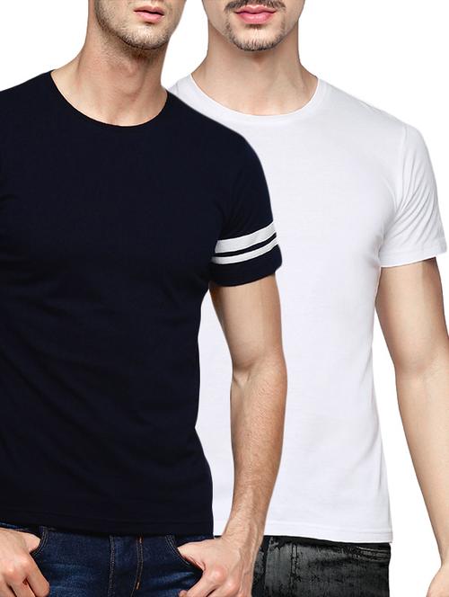 (set of 2) multicolored cotton combos t-shirt - 14520470 - Standard Image - 1