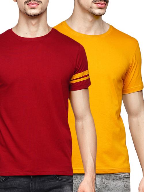 (set of 2) multicolored cotton combos t-shirt - 14520472 - Standard Image - 1