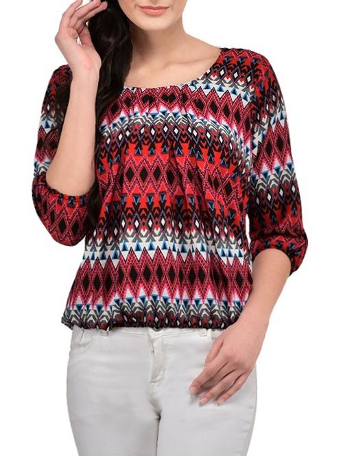 multi colored blouson top - 14520543 - Very Small Image - 1