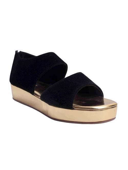 black velvet platforms sandals - 14520829 - Very Small Image - 1