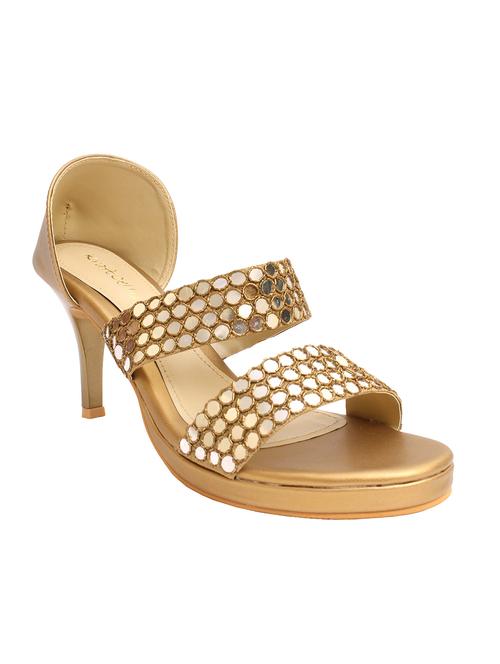 gold slip on sandal - 14520880 - Very Small Image - 1