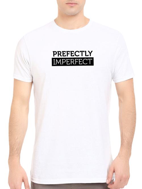 white cotton chest print tshirt - 14521226 - Standard Image - 1