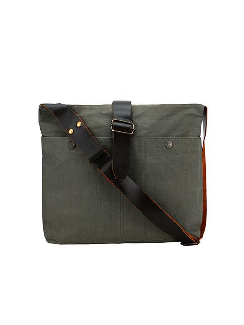 green canvas regular handbag - 14521284 - Very Small Image - 1