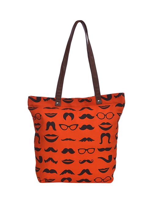 orange canvas regular tote - 14521293 - Very Small Image - 1