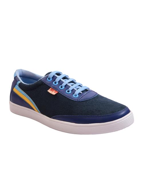 blue Suede lace up sneaker - 14521351 - Very Small Image - 1
