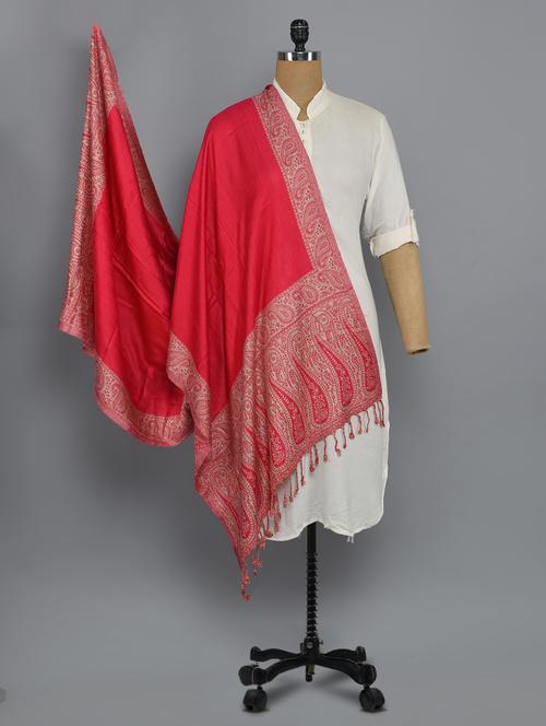 pink solid shawl - 14521571 - Standard Image - 1