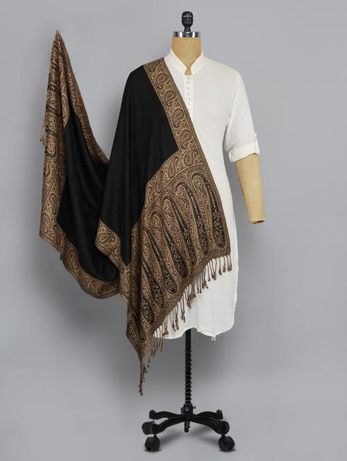 black solid shawl - 14521572 - Very Small Image - 1