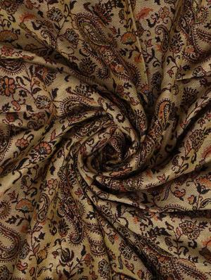 beige paisley design on stole - 14521592 - Standard Image - 2