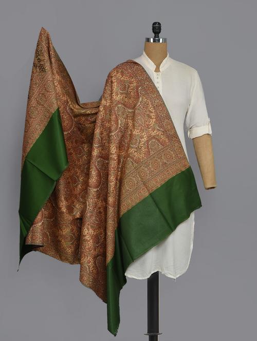Multicolored woolen shawl - 14521620 - Standard Image - 1