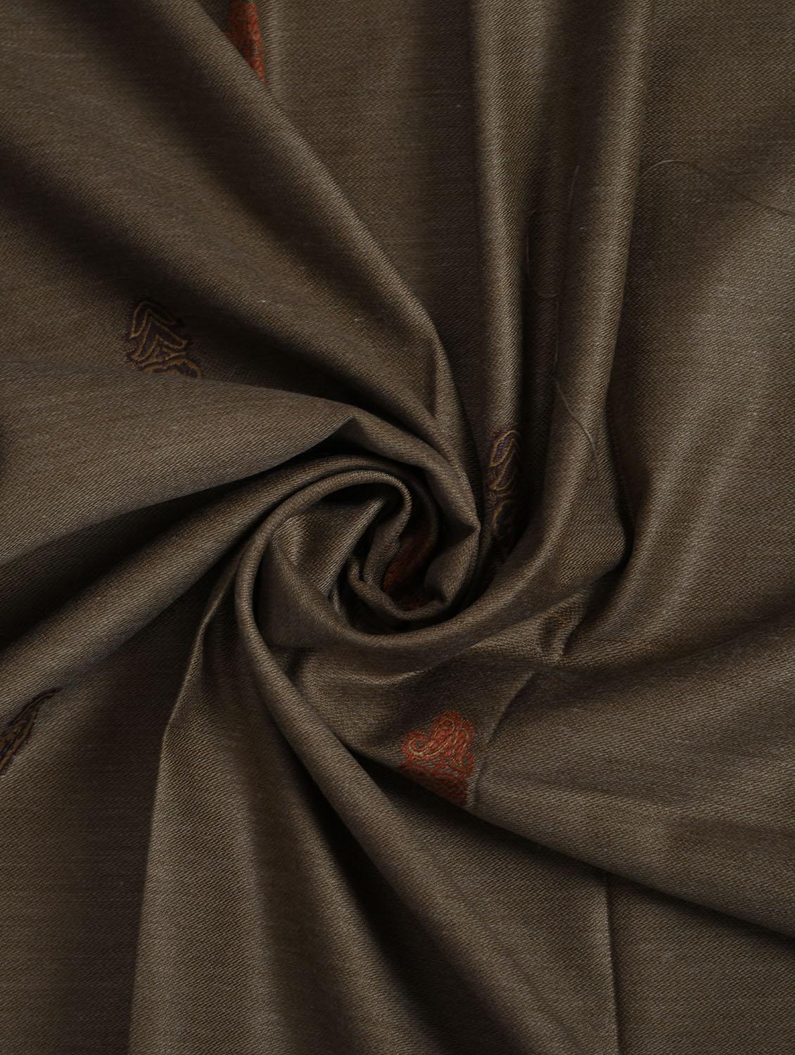 grey woolen shawl - 14521623 - Zoom Image - 2