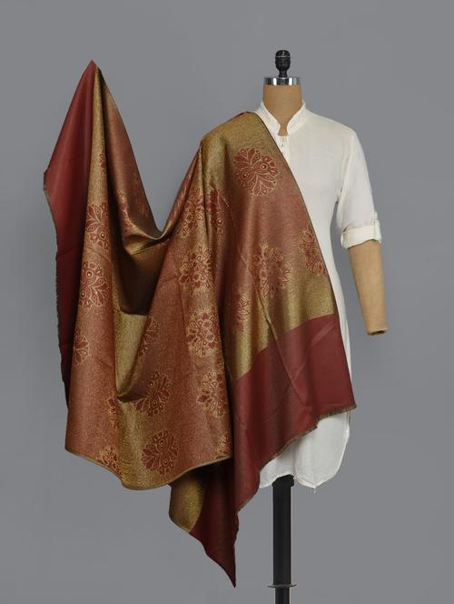 Multicolored woolen shawl - 14521624 - Standard Image - 1