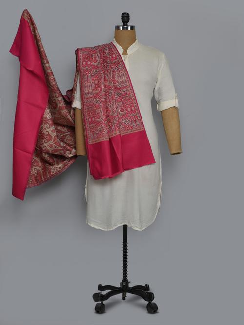 pink colored shawl - 14521648 - Standard Image - 1
