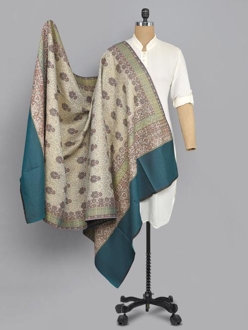 Multicolored jacquard weave shawl - 14521663 - Standard Image - 1