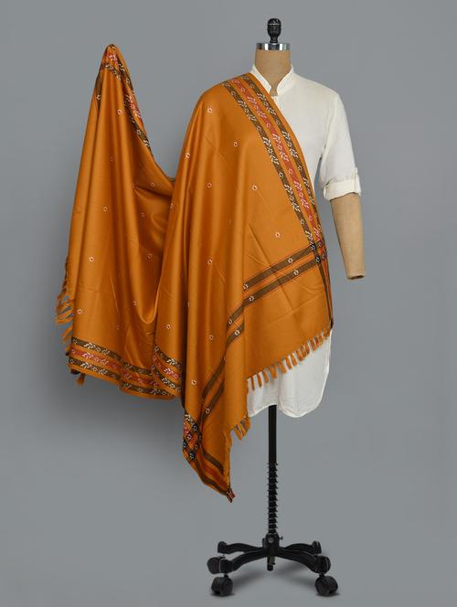 yellow acro wool shawl - 14521671 - Standard Image - 1