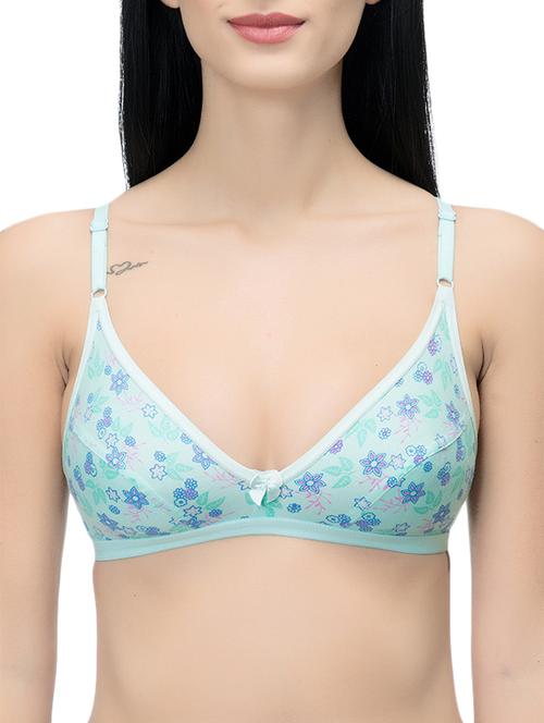blue printed minimizer bra - 14521759 - Standard Image - 1