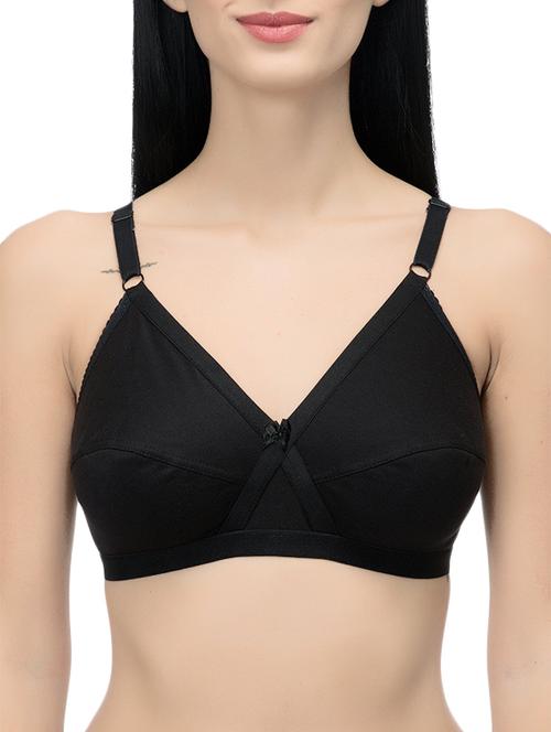 black solid bra - 14521776 - Standard Image - 1