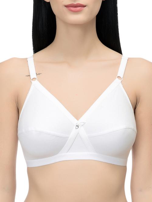 white solid bra - 14521778 - Standard Image - 1