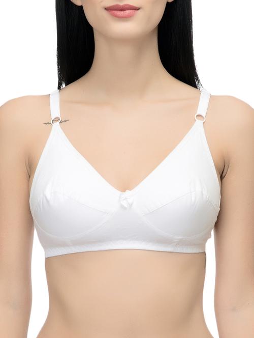 white solid bra - 14521780 - Standard Image - 1